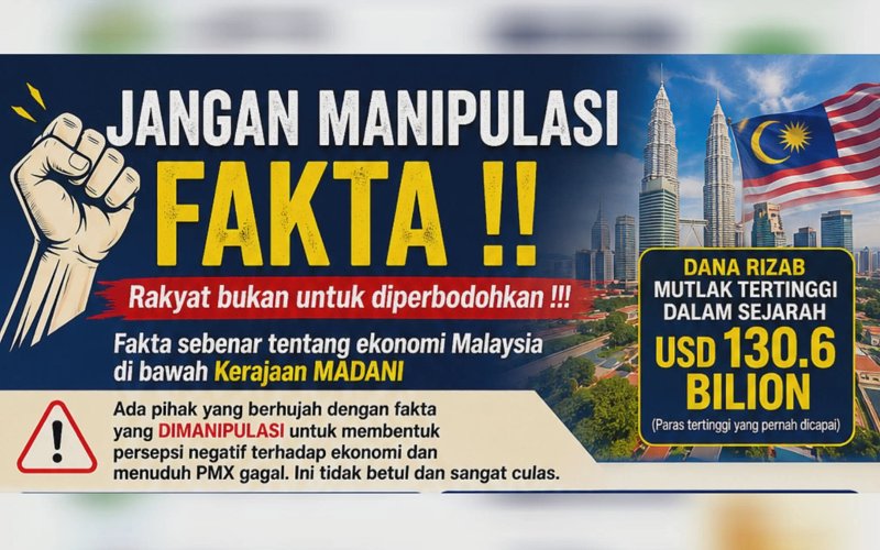 Jangan manipulasi fakta!