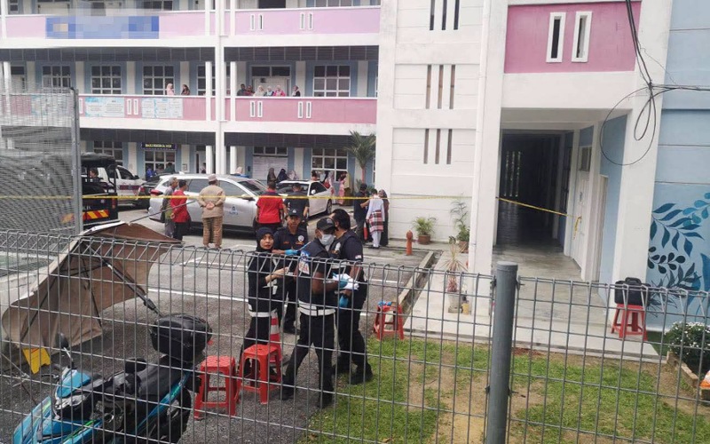 Pelajar perempuan Tingkatan Empat maut jatuh bangunan sekolah