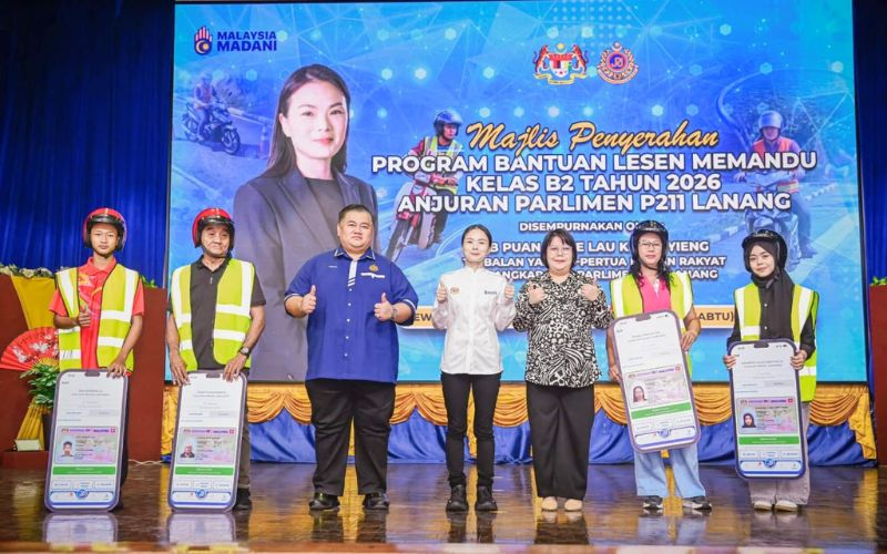 Bantu B40 miliki lesen sah, 712 penduduk Lanang peroleh kelas B2