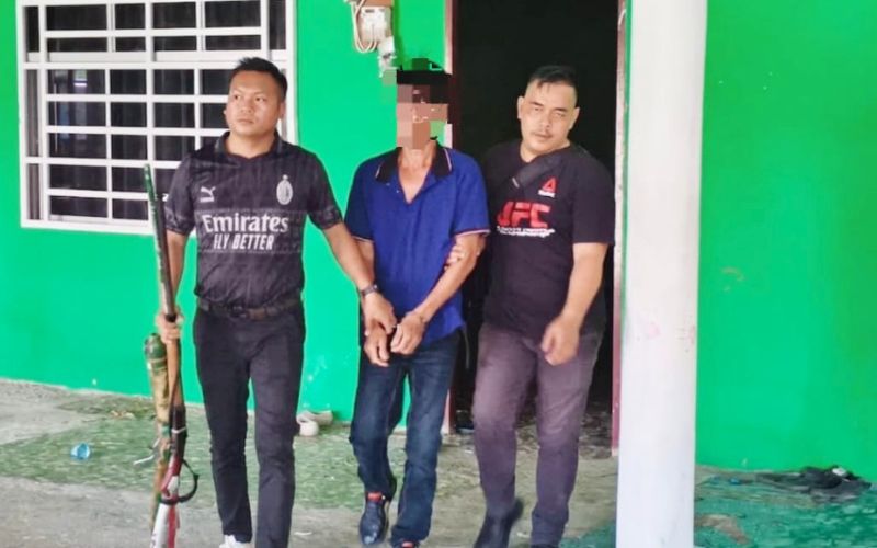 Bengang disuluh lampu di kebun durian, dua lelaki positif dadah ugut tembak mekanik
