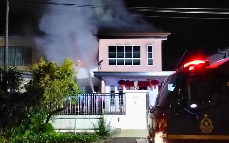 Kebakaran rumah: Warga emas meninggal dunia di hospital