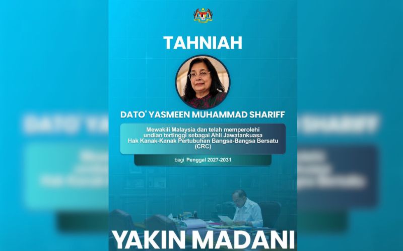 Anwar sifatkan pemilihan Yasmeen Shariff ke CRC PBB satu kebanggaan buat negara