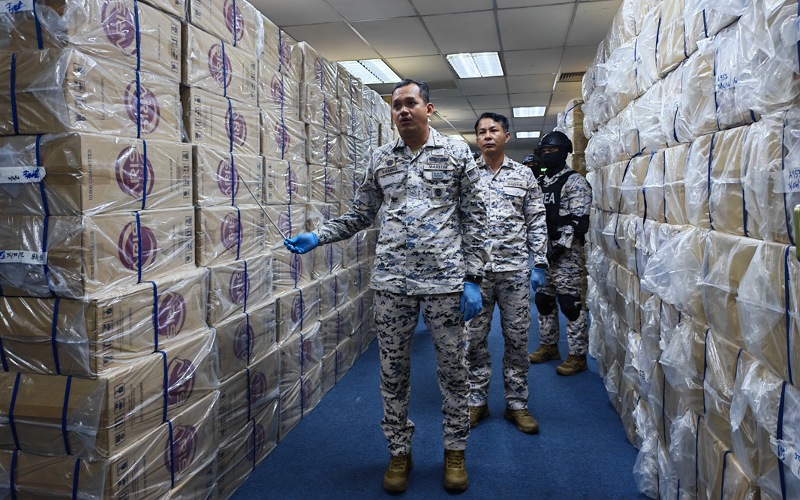 Maritim Malaysia Tawau tumpas penyeludupan rokok terbesar, rampasan termasuk kapal lebih RM65.7 juta