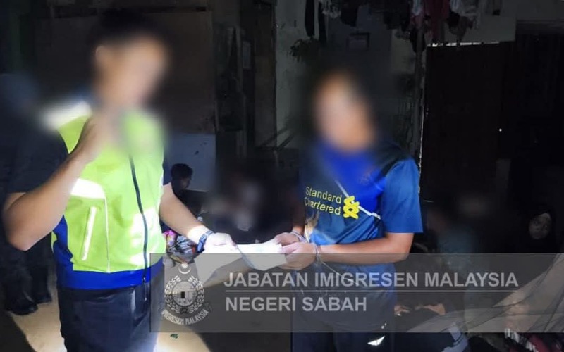 44 warga asing ditahan dalam Ops Sapu di Sandakan