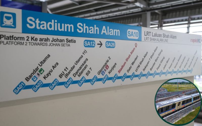 ‘Tak payah ambil Grab dah’ – Netizen teruja LRT3 percuma sebulan