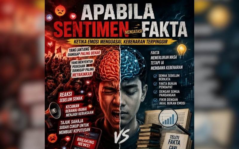 Apabila sentimen mengatasi fakta