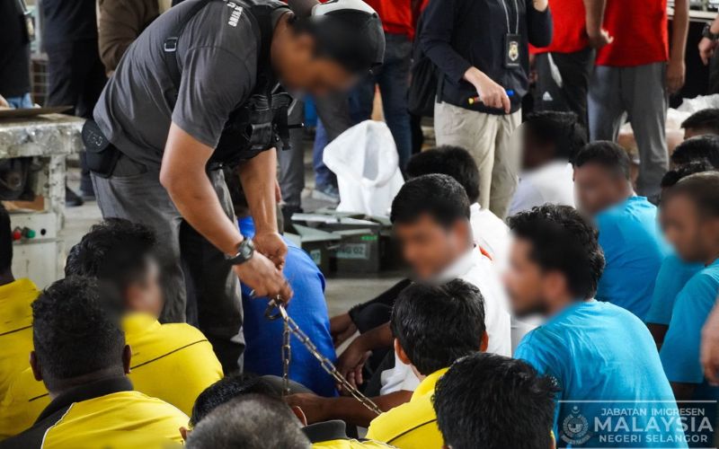 Serbuan dua kilang di Klang, 270 warga asing ditahan atas kesalahan imigresen