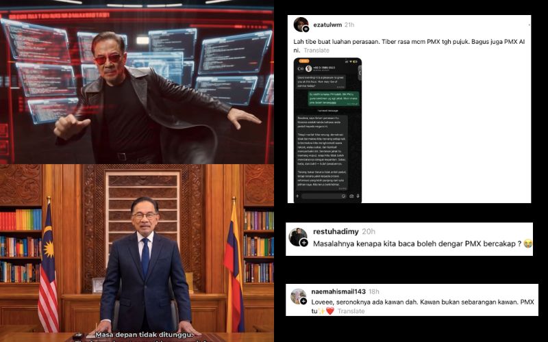 Netizen serbu WhatsApp PMX AI, ada luah perasaan dan tanya buku kegemaran