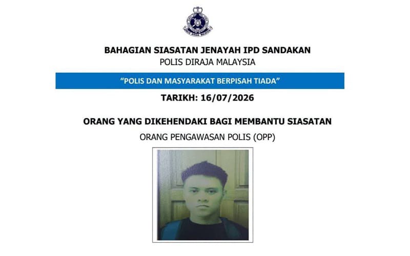 Polis kesan lelaki bantu siasatan langgar syarat OPP