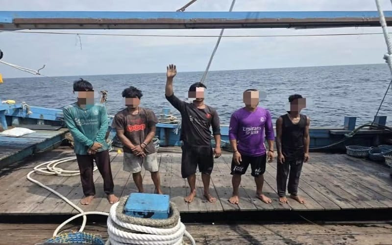 Lima warga Myanmar ditahan bersama vesel nelayan kelas C, langgar syarat lesen