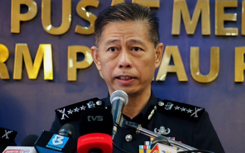 Polis P.Pinang lupus barang kes bernilai RM1.28 juta
