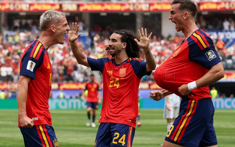 Sepanyol ke separuh akhir, kalahkan Belgium 2-1