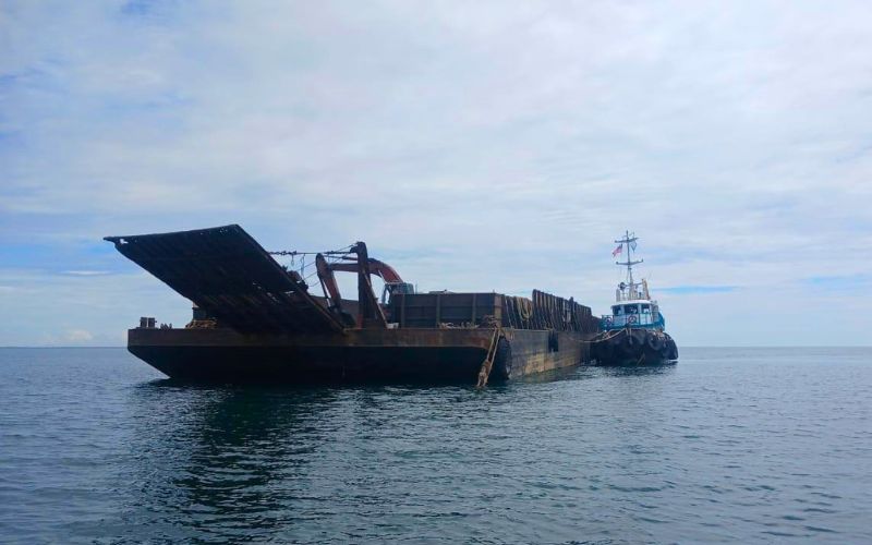 Gagal kemuka dokumen sah, enam kru bot tunda ditahan di perairan Bintulu