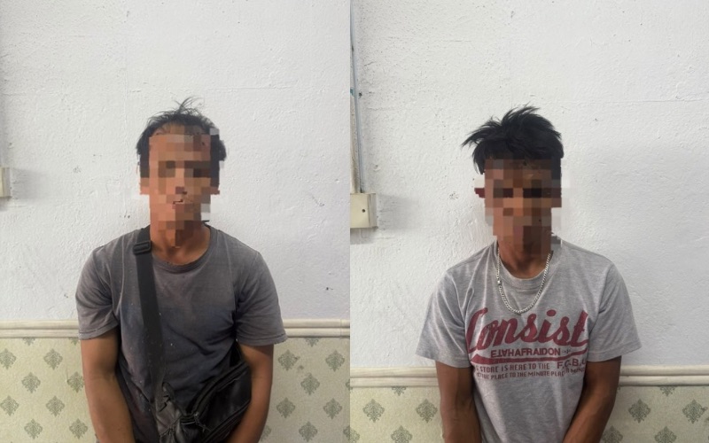 Dua lelaki cuba lari pemeriksaan polis didapati positif dadah
