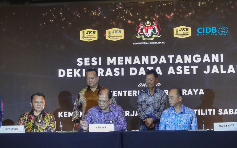 Sabah sertai Deklarasi Data Aset Jalan, rekod lebih 20,000 kilometer jalan negeri