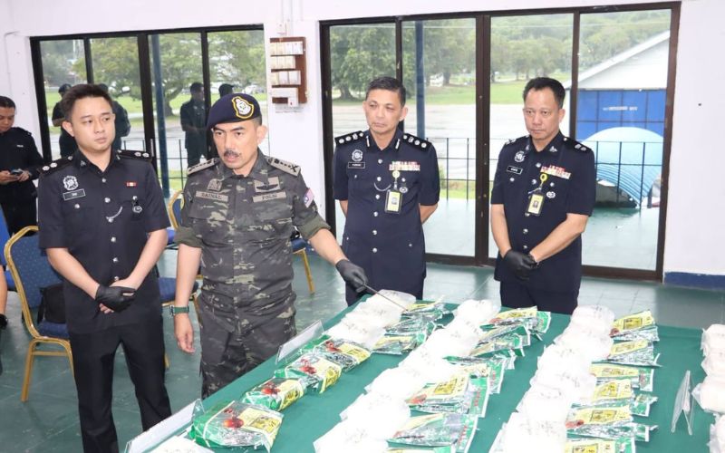 Polis tumpaskan sindiket dadah, rampas 55kg methamphetamine bernilai RM2.75 juta