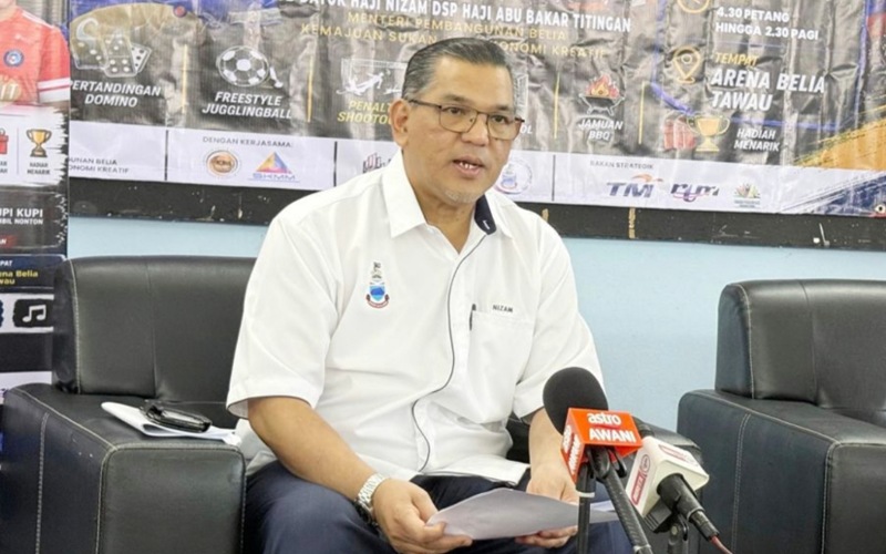 Tayangan skrin besar Piala Dunia FIFA 2026 di Tawau, Kota Kinabalu – Nizam