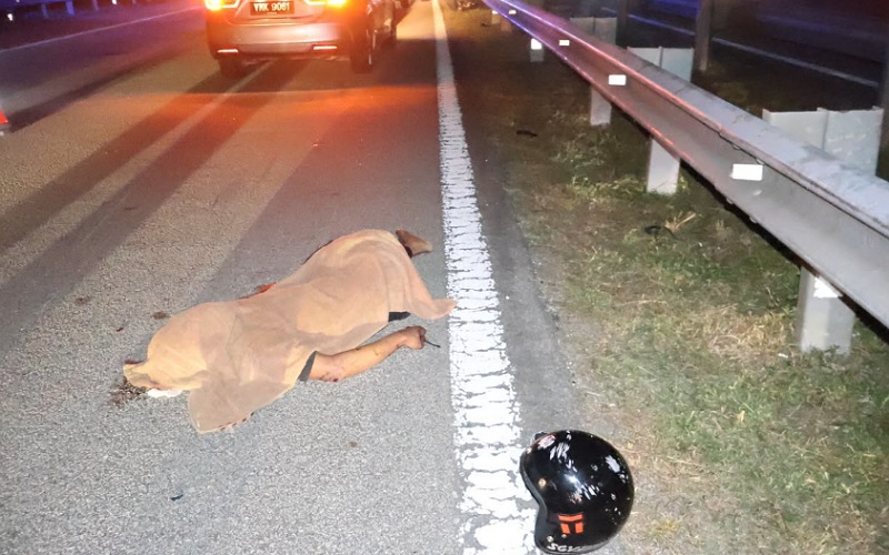 Empat penunggang RXZ maut, kemalangan babit 13 kenderaan