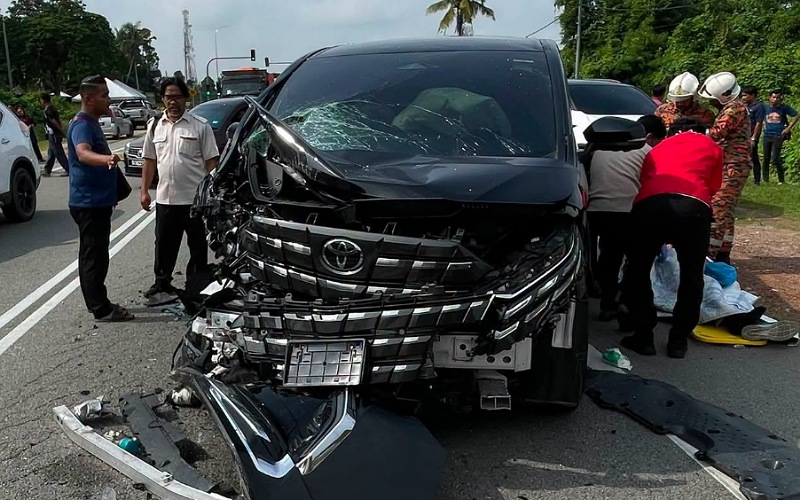 MPV bertembung, seorang maut