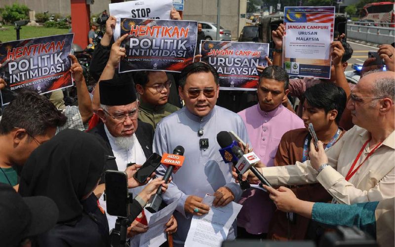NGO serah memorandum bantah desakan Ahli Kongres AS, tegas Malaysia berhak tentukan dasar sendiri