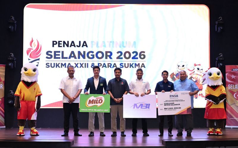SUKMA Selangor 2026 raih tajaan RM8 juta, 17 syarikat hulur sokongan