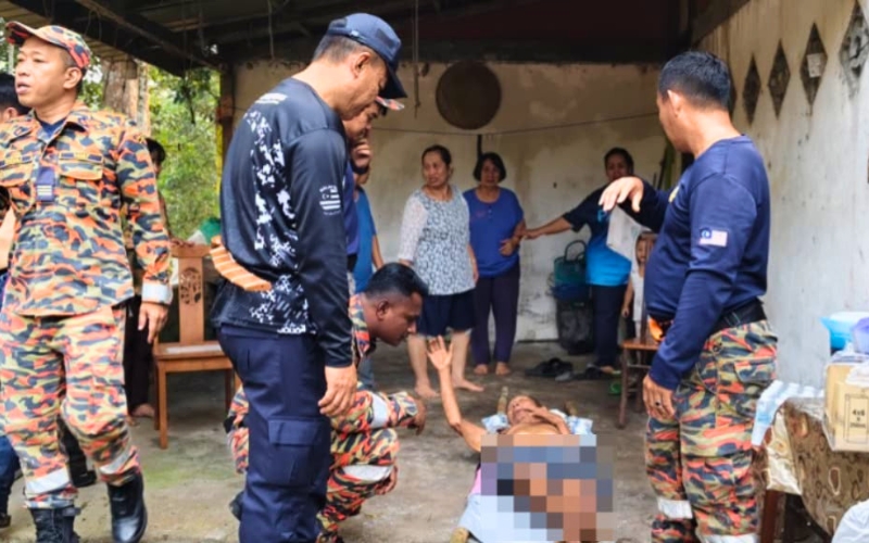 Warga emas hilang di Sri Aman ditemukan selamat oleh penduduk kampung