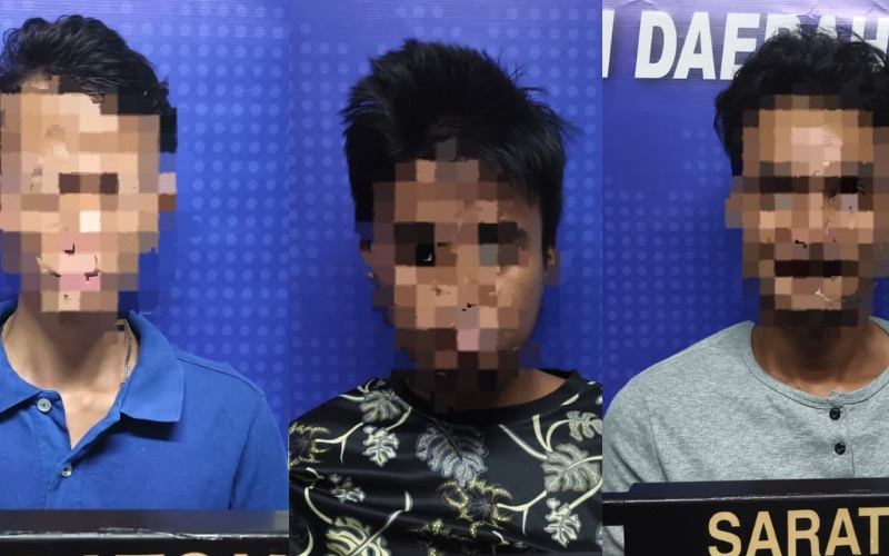 Curi tong gas untuk beli dadah, tiga lelaki ditahan