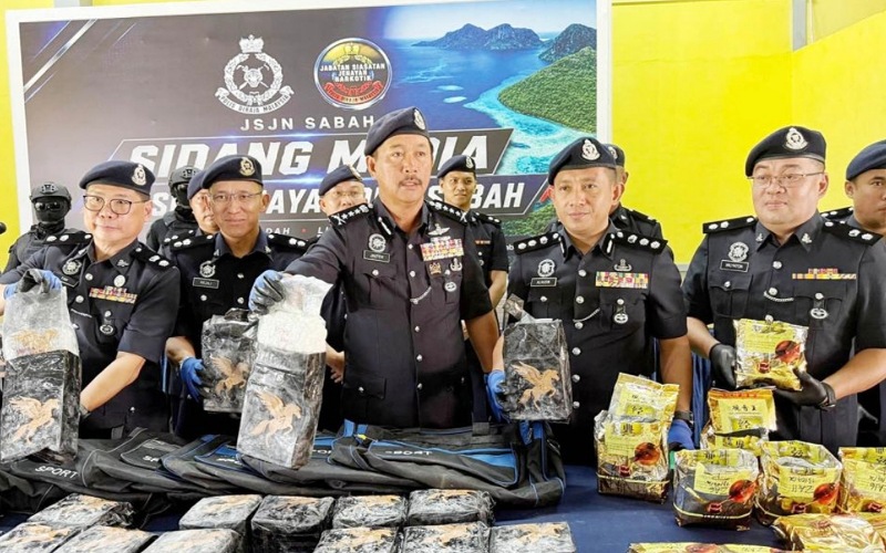 Polis tumpas pengedaran lebih 329kg dadah bernilai hampir RM18 juta