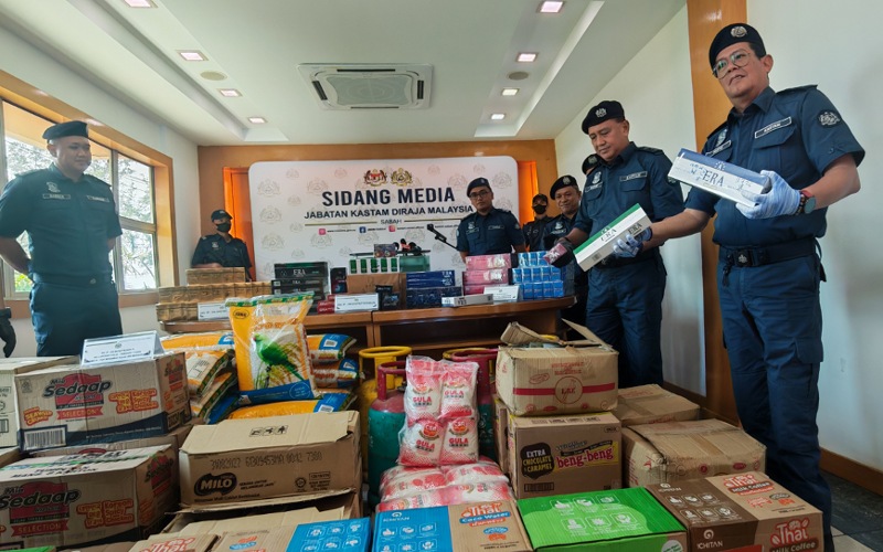 Operasi JTF banteras penyeludupan barang subsidi, rokok bernilai lebih RM660, 000