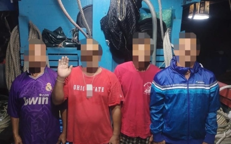 Maritim Pulau Pinang tahan empat warga Thailand bersama rampasan RM3 juta