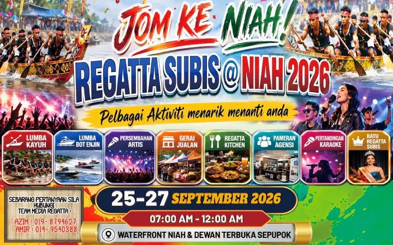 Regatta Subis@Niah 2026 tawar pelbagai aktiviti, sasar rancakkan pelancongan tempatan