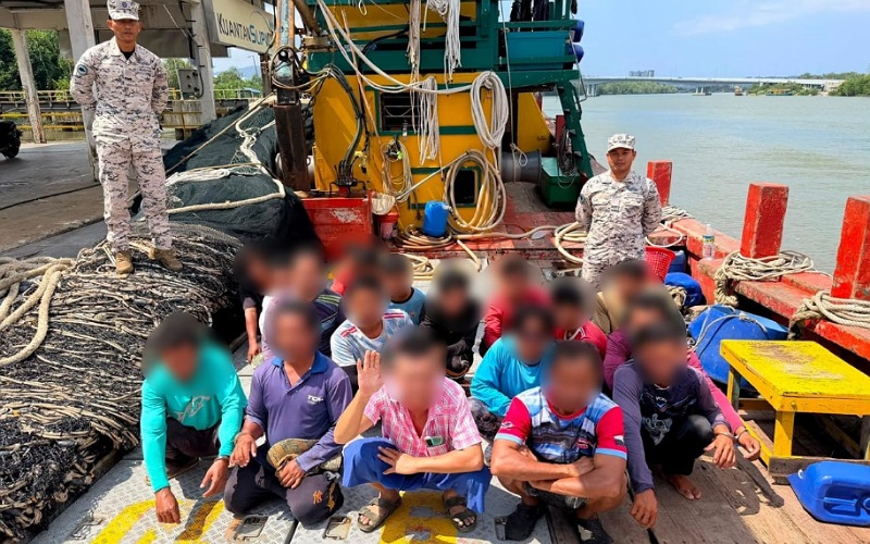 Maritim Malaysia Pahang rampas bot nelayan Vietnam, hasil tangkapan