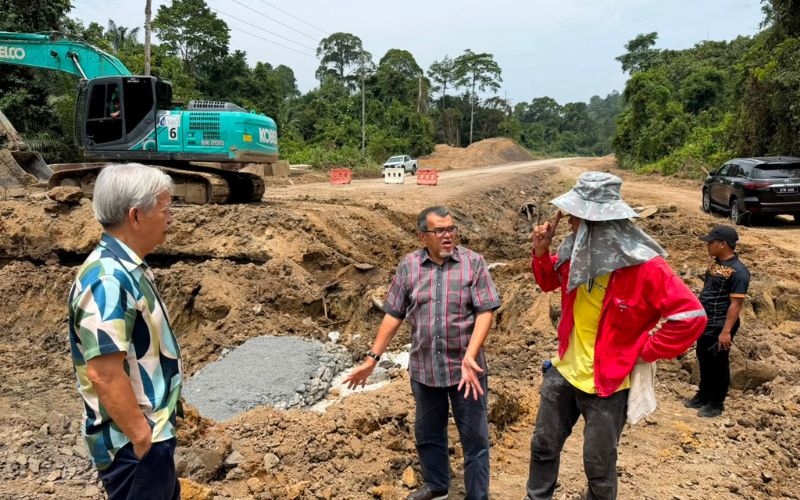 Kemajuan pembinaan jalan ke Ulu Lubai, Limbang dalam momentum, bakal beri manfaat besar kepada penduduk