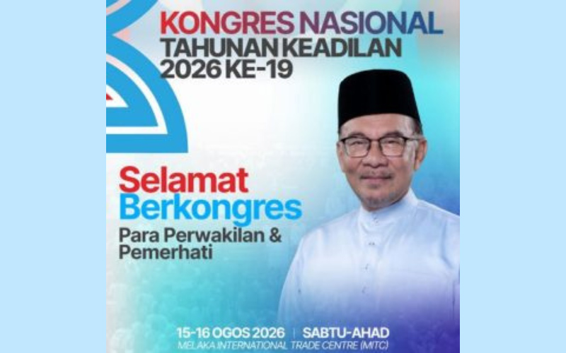 Kongres Nasional PKR 2026 himpun lebih 5,000 perwakilan dan pemerhati
