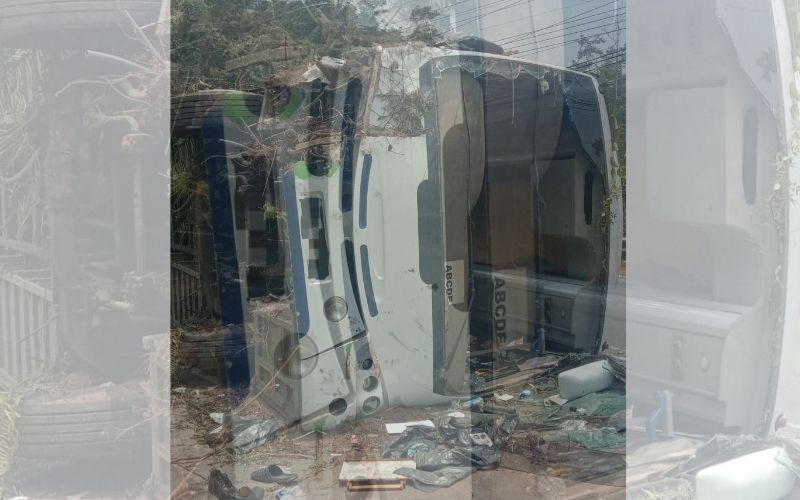 Sembilan pelajar SM Sains Tuaran cedera bas persiaran kemalangan 