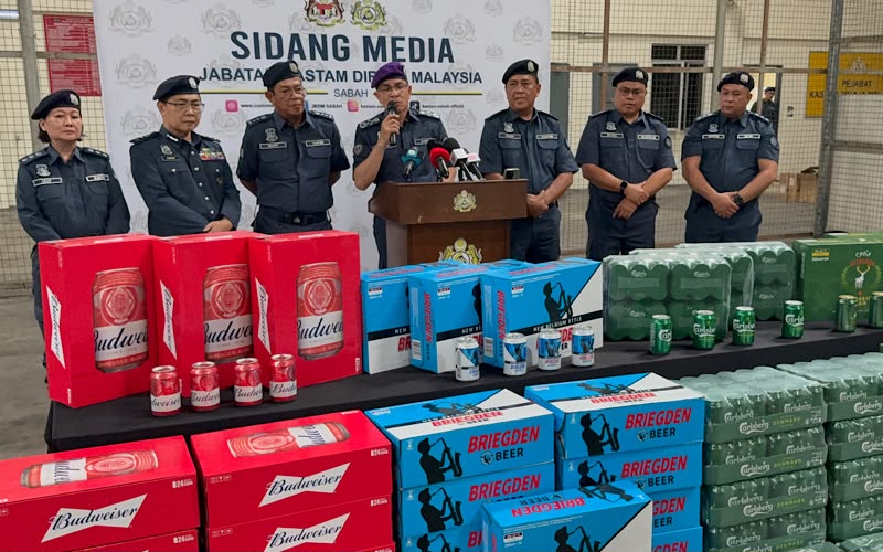 JKDM Sabah gagalkan sembilan cubaan seludup minuman keras bernilai RM4.15 juta