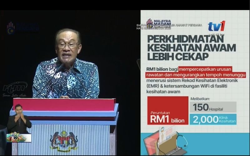 Sektor kesihatan awam akan lebih cekap digital – PM