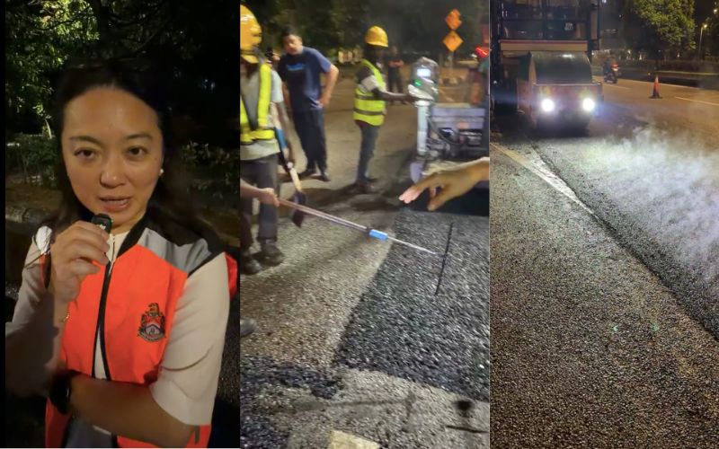 59 kilometer jalan utama Kuala Lumpur dinaik taraf, kerja penurapan dibuat waktu malam