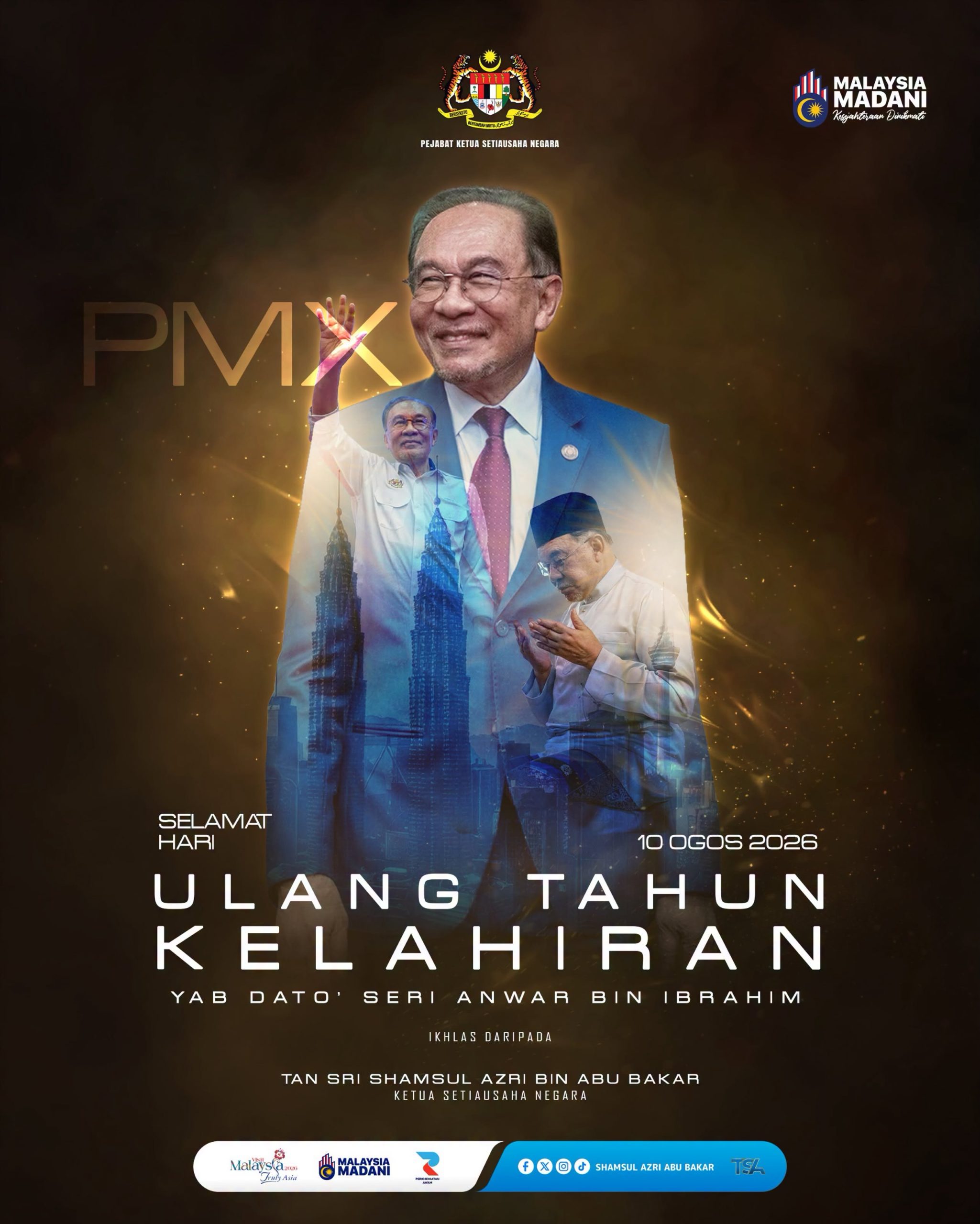 KSN doakan PM Anwar terus sihat, bijaksana pimpin negara