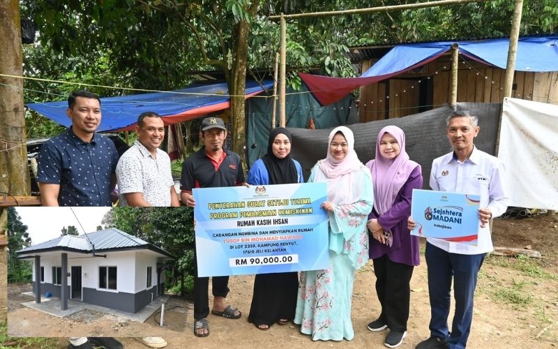 Dua keluarga tarik nafas lega, terima manfaat Rumah Kasih Ihsan