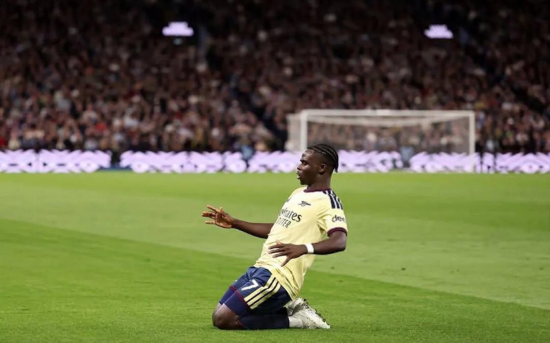 Arsenal menang tipis 0-1 atasi Villa hasil gol Saka