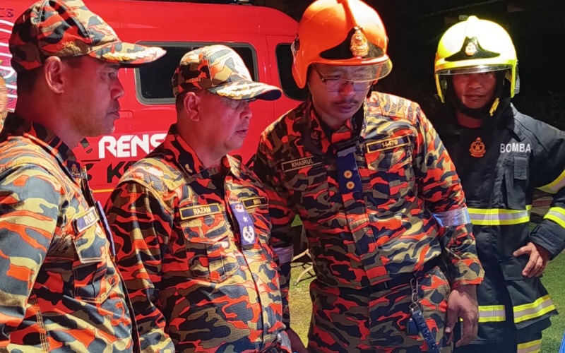 Pesara tentera maut terperangkap dalam kebakaran