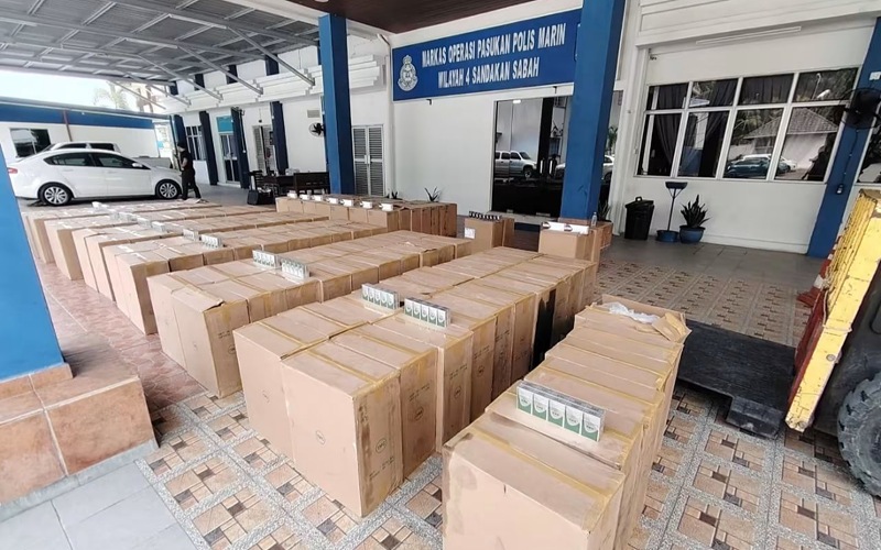 Sindiket seludup rokok tumpas, RM4.89 juta dirampas