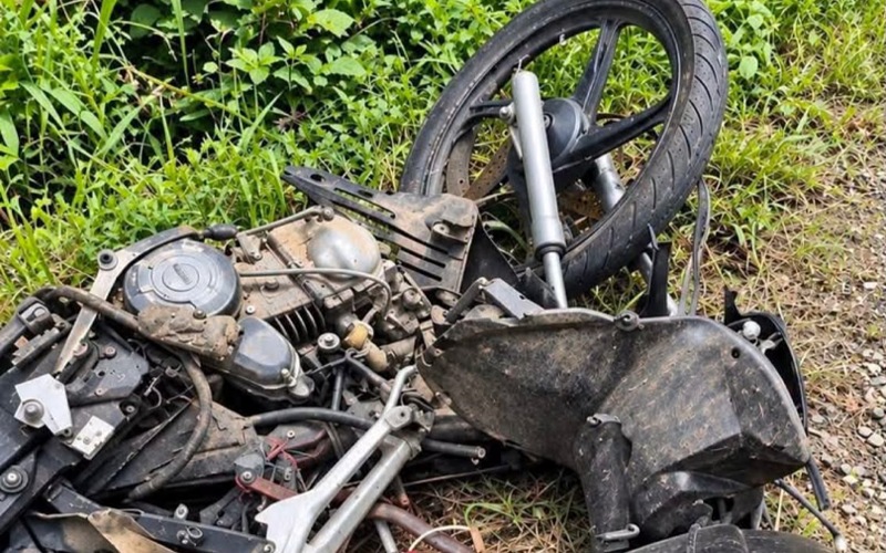 Lelaki maut motosikal bertembung lori rigid