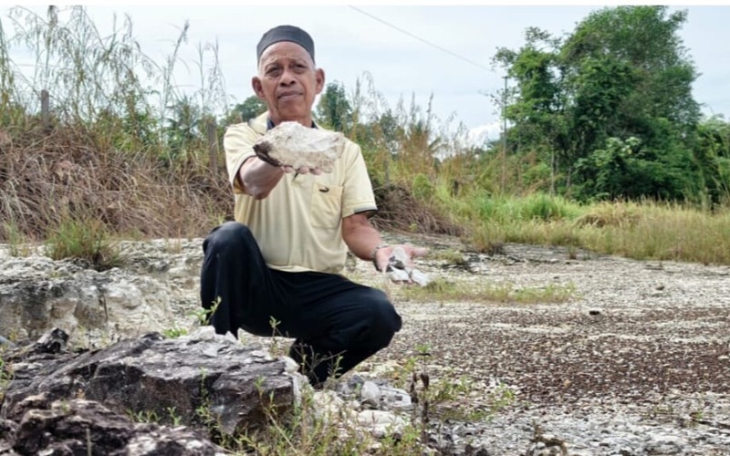 Debu letusan gunung berapi Indonesia pernah sampai di Padang Sanai
