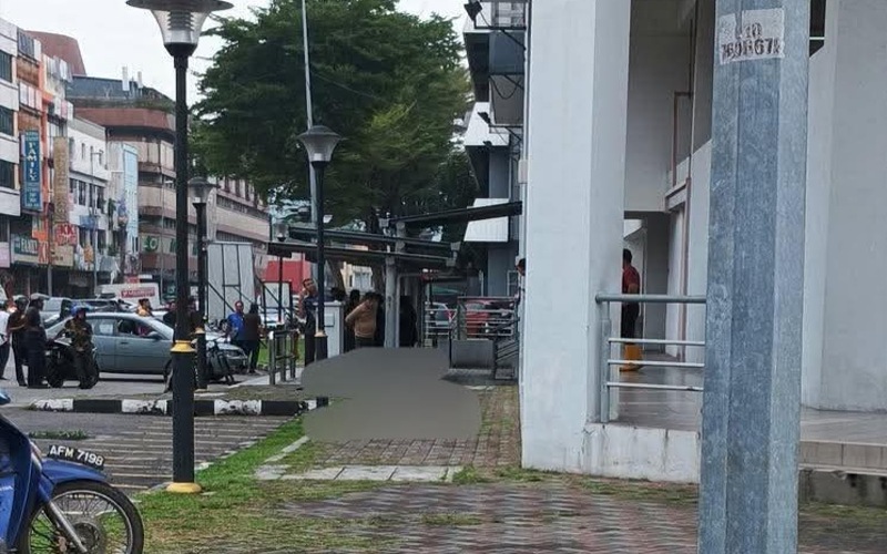 Lelaki ditemukan maut selepas terjatuh dari bangunan pasar