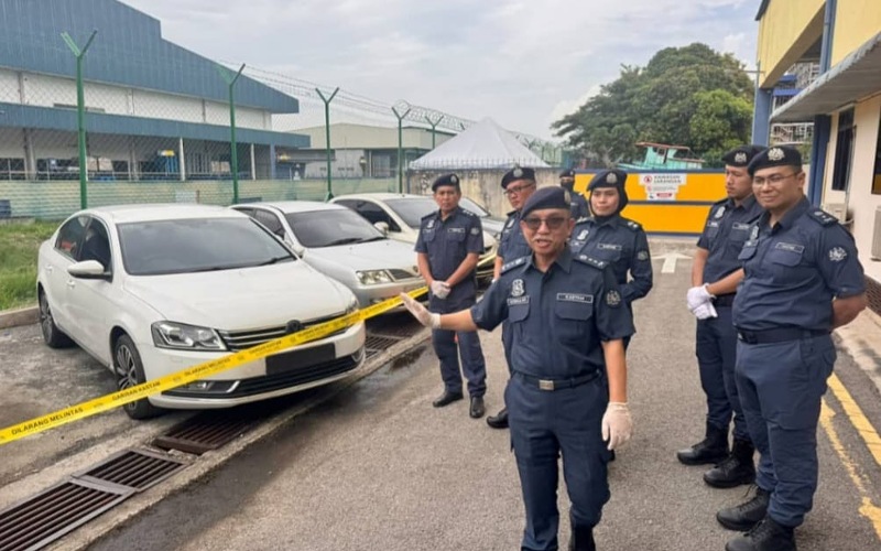 Lima kereta plat palsu jadi ‘stor’ rokok seludup