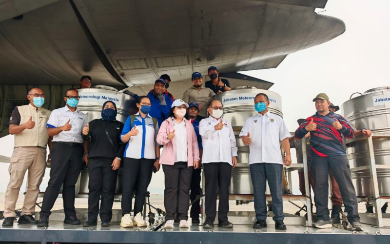 Operasi pembenihan awan siri ketiga sasar tiga empangan utama
