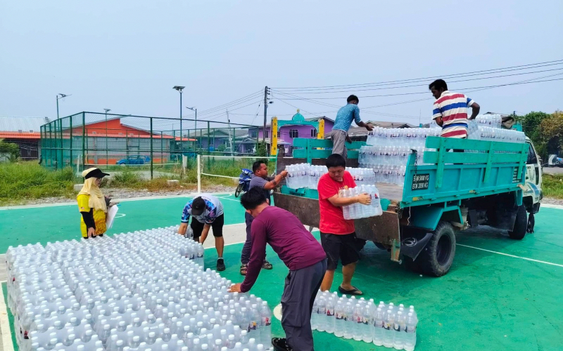JKM salur 900 kotak air minuman bantu penduduk terjejas kemarau