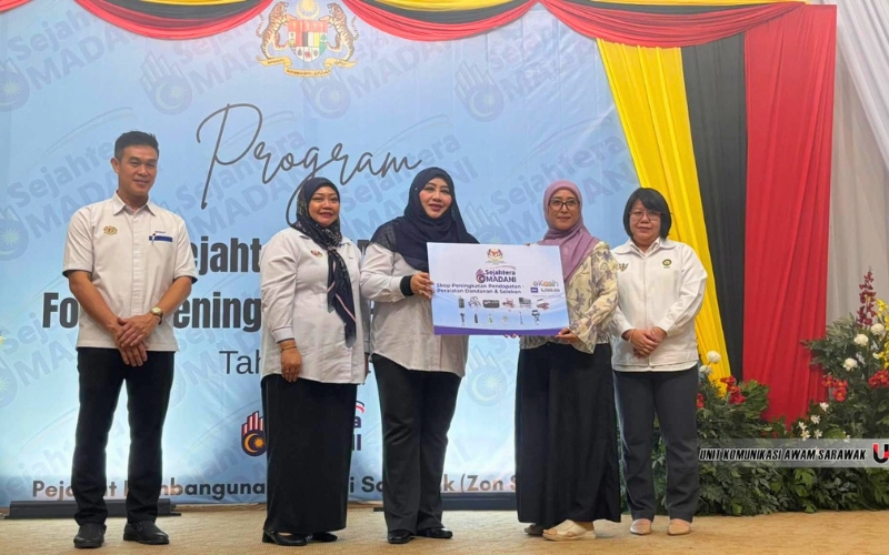 ICU JPM Sarawak sedia peralatan bantu 55 penerima jana pendapatan